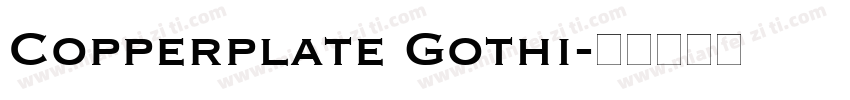 Copperplate Gothi字体转换